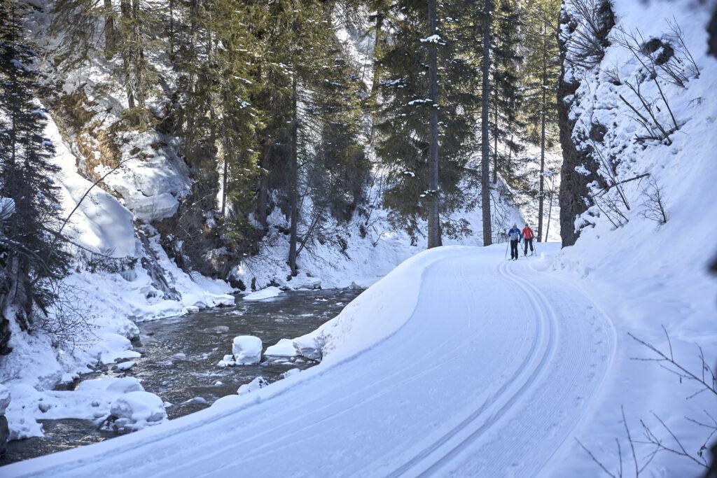 Silvapark Galtür Berghotel Rasis Skigebiet Langlauf