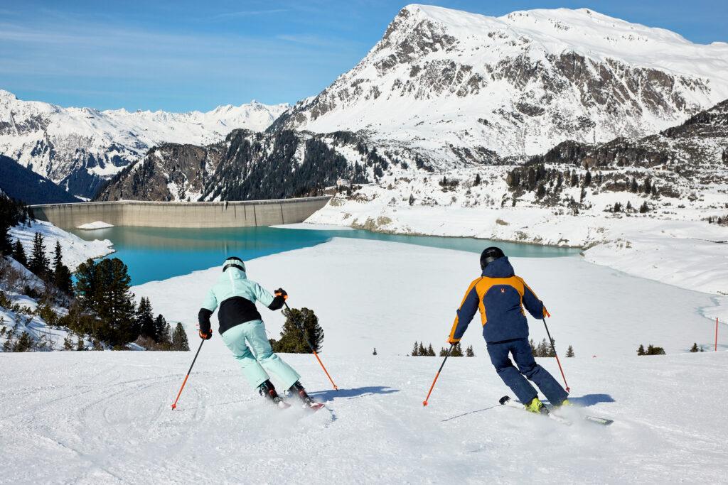 Silvapark Galtür Berghotel Rasis Skigebiet Skifahren